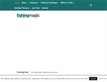 Tablet Screenshot of fishingmagic.com